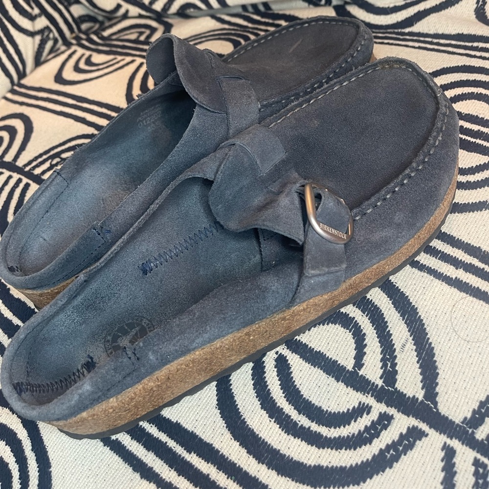 Buckley Birkenstock Navy Clogs - 40 - Picture 13 of 16